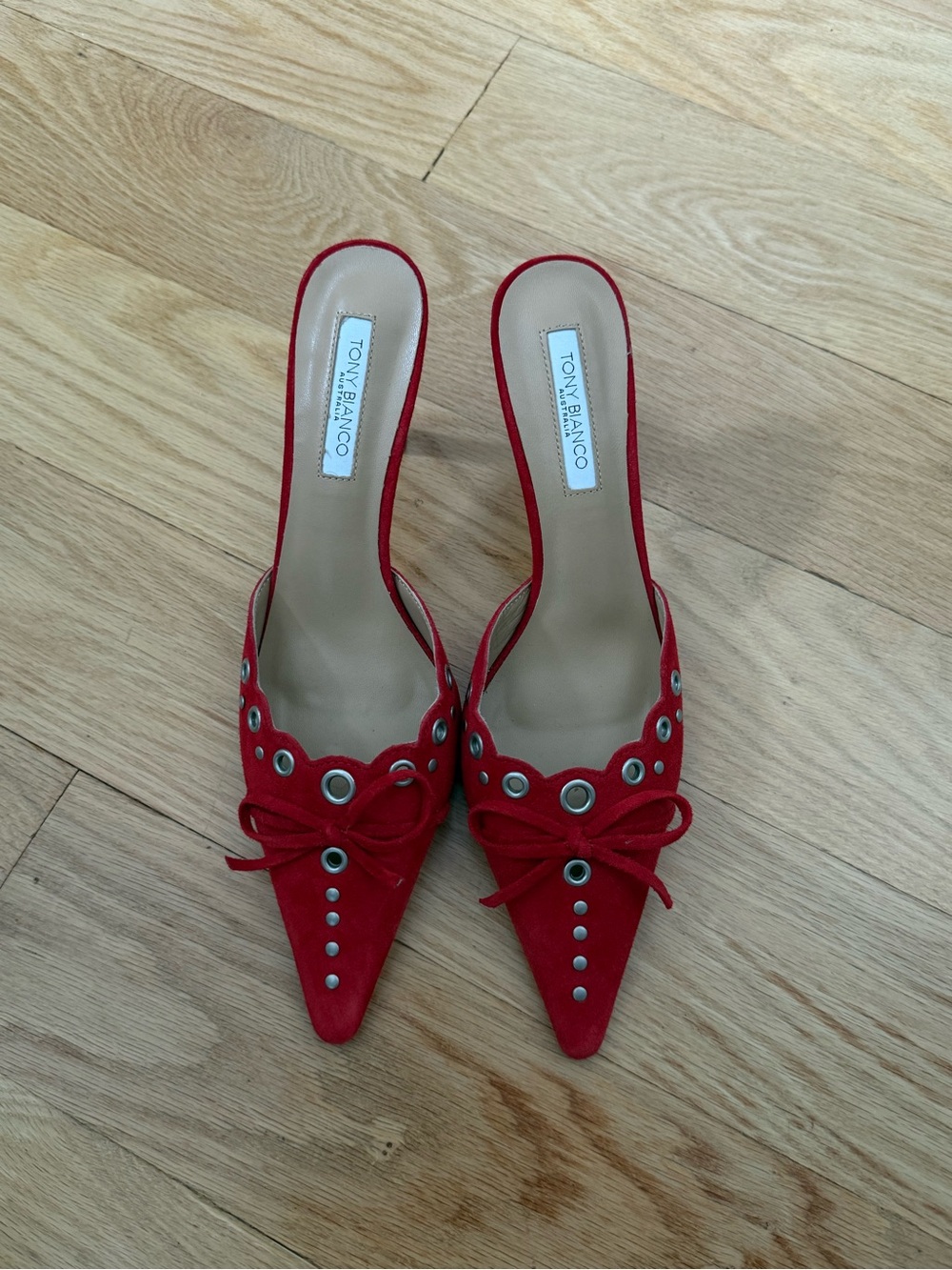 Tony Bianco Shae Mule Red